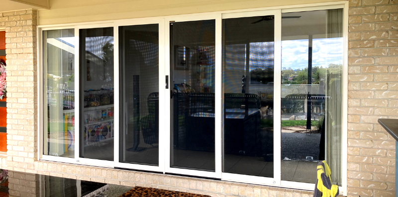 Crimsafe sliding doors installed by Davcon Security Screens