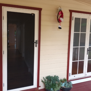 Crimsafe Regular in Pearl White installed by Davcon