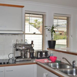 Crimsafe security screens installed in kitchen